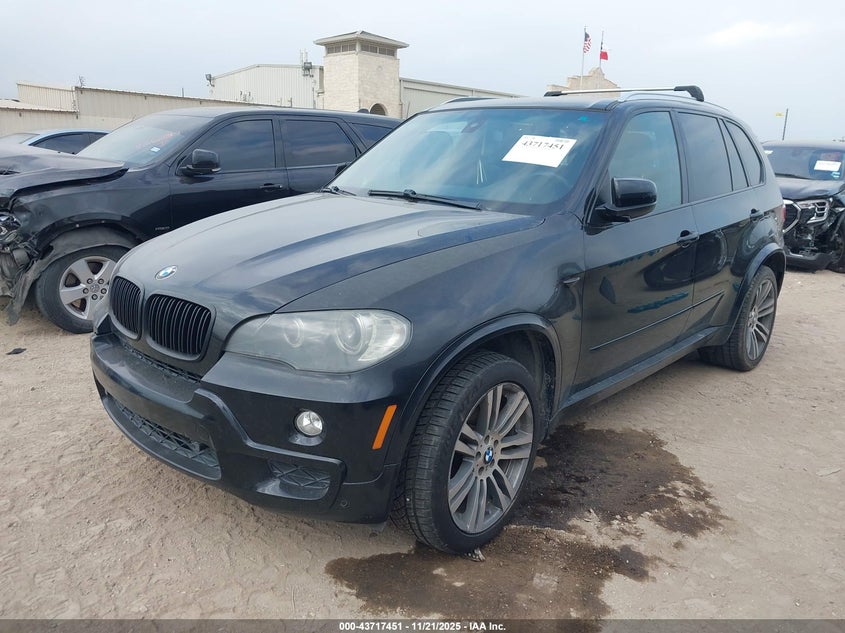2009 BMW X5 VIN 5UXFE43559L270197 IAAI salvage auction — FRONT END, Bill Of Sale (Texas), sold $350 on 2026-07-13 (photo 2)