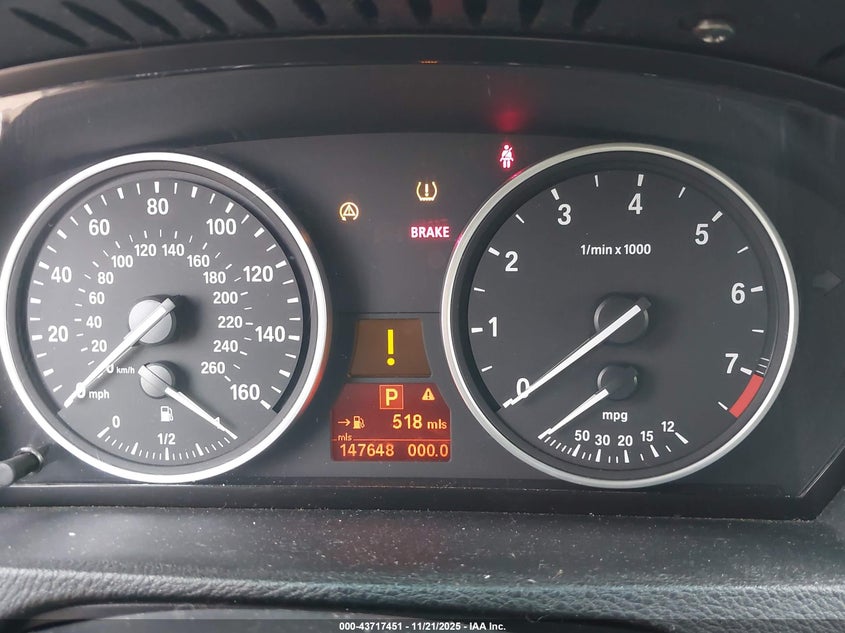 2009 BMW X5 VIN 5UXFE43559L270197 IAAI salvage auction — FRONT END, Bill Of Sale (Texas), sold $350 on 2026-07-13 (photo 7)