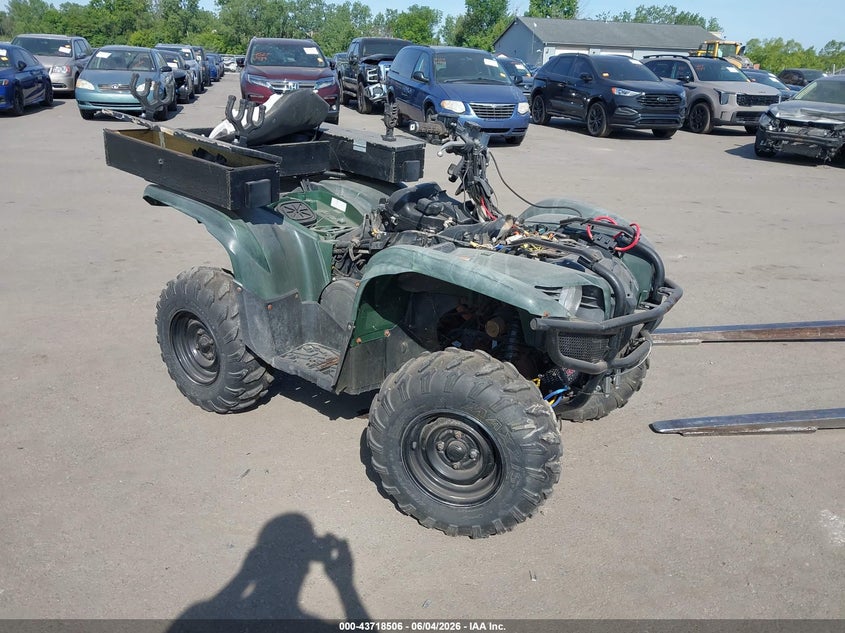2007 Yamaha Yfm VIN JY4AM09Y27C015981 IAAI salvage auction — FRONT END, Salvage (Ohio), sold $475 on 2026-07-21 (photo 1)