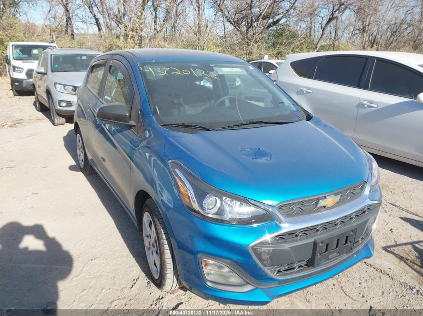 2021 Chevrolet Spark VIN KL8CB6SA7MC727892 IAAI salvage auction — REAR END, Salvage (Indiana), sold $1,650 on 2026-07-23 (photo 1)