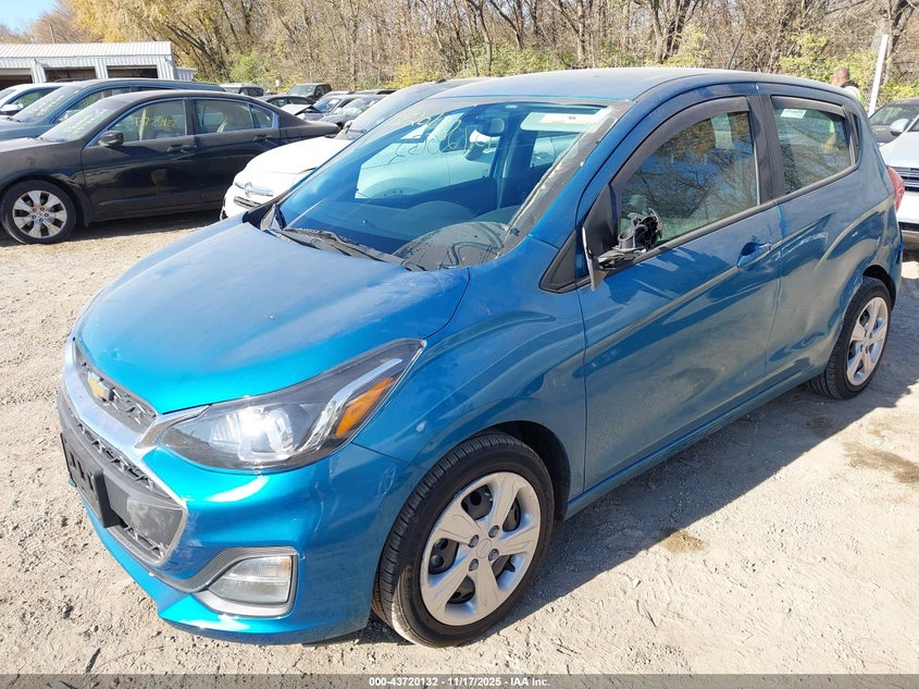 2021 Chevrolet Spark VIN KL8CB6SA7MC727892 IAAI salvage auction — REAR END, Salvage (Indiana), sold $1,650 on 2026-07-23 (photo 2)