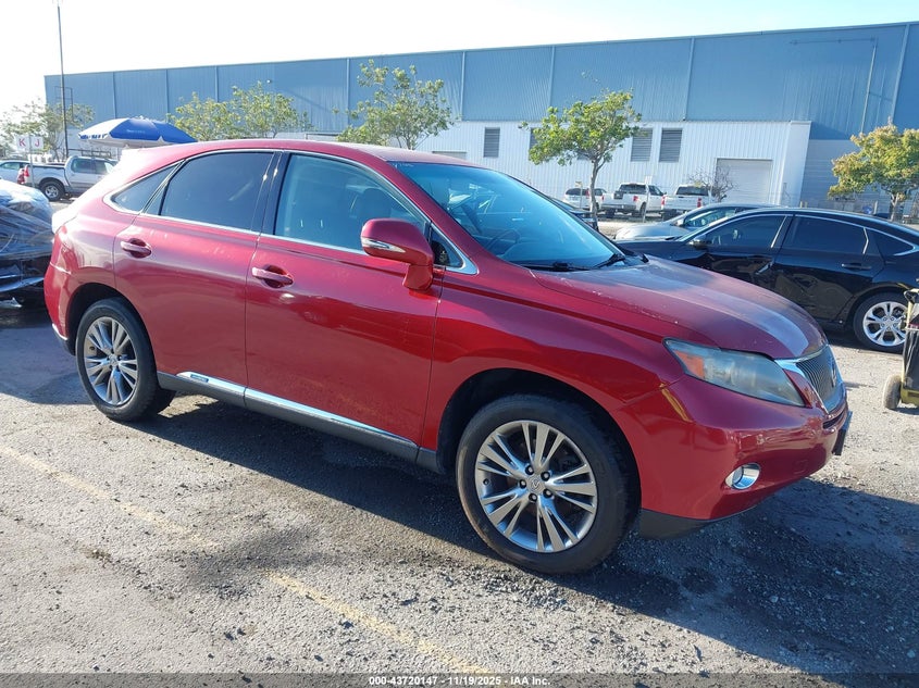 2010 Lexus Rx 450h VIN JTJZB1BA3A2000154 IAAI salvage auction — RIGHT REAR, Salvage (California), sold $1,850 on 2026-07-20 (photo 1)