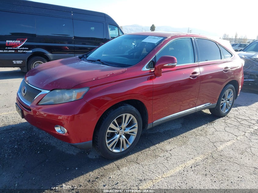 2010 Lexus Rx 450h VIN JTJZB1BA3A2000154 IAAI salvage auction — RIGHT REAR, Salvage (California), sold $1,850 on 2026-07-20 (photo 2)