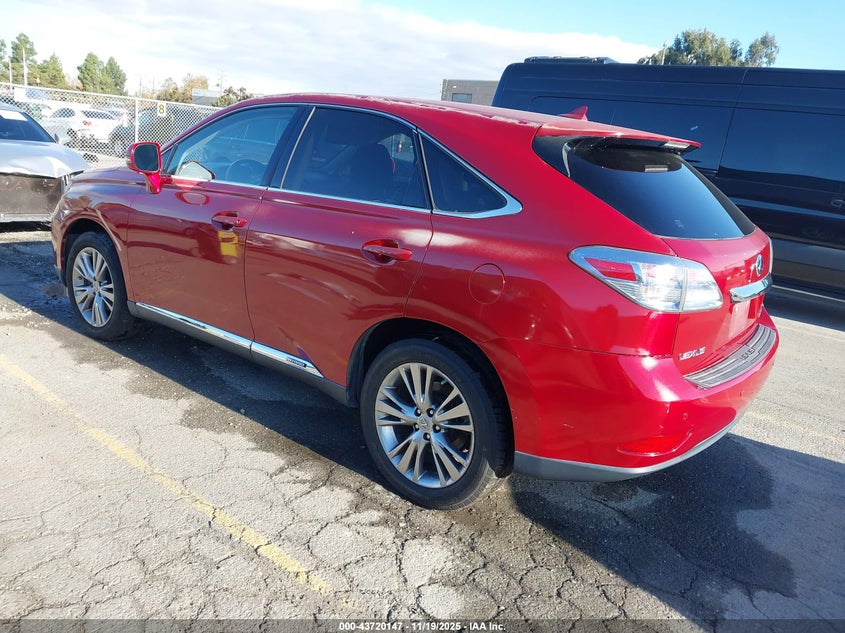 2010 Lexus Rx 450h VIN JTJZB1BA3A2000154 IAAI salvage auction — RIGHT REAR, Salvage (California), sold $1,850 on 2026-07-20 (photo 3)