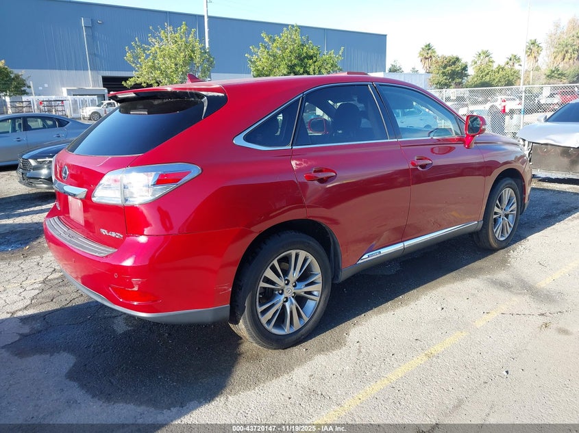 2010 Lexus Rx 450h VIN JTJZB1BA3A2000154 IAAI salvage auction — RIGHT REAR, Salvage (California), sold $1,850 on 2026-07-20 (photo 4)