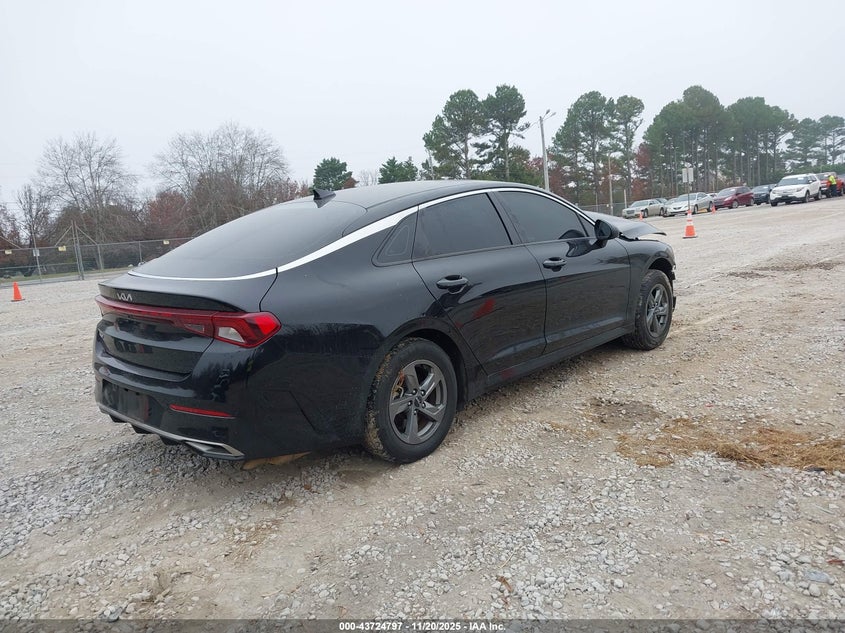 2022 Kia K5 VIN 5XXG14J27NG084018 IAAI salvage auction — FRONT END, Salvage Title, sold $875 on 2026-07-29 (photo 4)