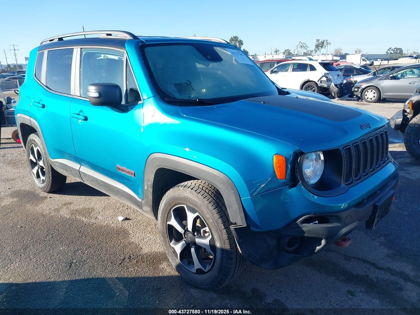 2021 Jeep Renegade VIN ZACNJDC14MPN23954 IAAI salvage auction — ROLLOVER, Salvage Title, sold $2,500 on 2026-07-29 (photo 1)