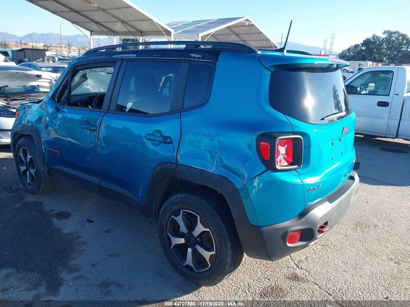 2021 Jeep Renegade VIN ZACNJDC14MPN23954 IAAI salvage auction — ROLLOVER, Salvage Title, sold $2,500 on 2026-07-29 (photo 3)