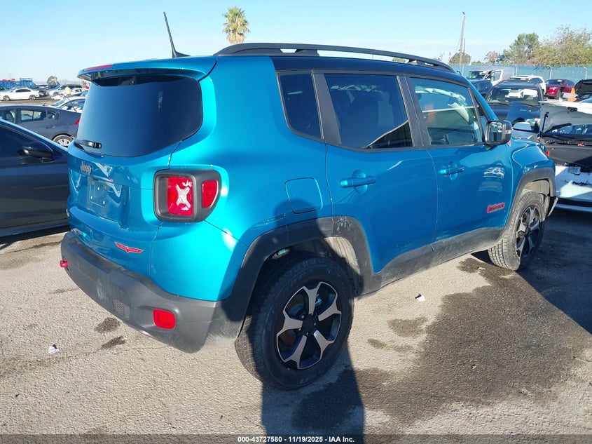2021 Jeep Renegade VIN ZACNJDC14MPN23954 IAAI salvage auction — ROLLOVER, Salvage Title, sold $2,500 on 2026-07-29 (photo 4)