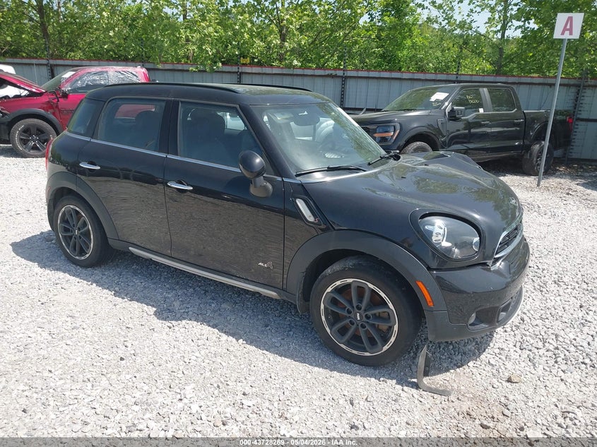 2016 Mini Countryman VIN WMWZC5C50GWU04312 IAAI salvage auction — FRONT END, Salvage (Illinois), sold $1,000 on 2026-07-16 (photo 1)