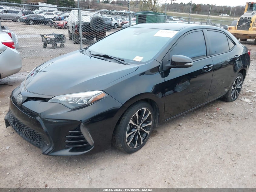 2017 Toyota Corolla VIN 5YFBURHE7HP618273 IAAI salvage auction — FRONT END, Clear (Oklahoma), sold $1,250 on 2026-07-29 (photo 2)