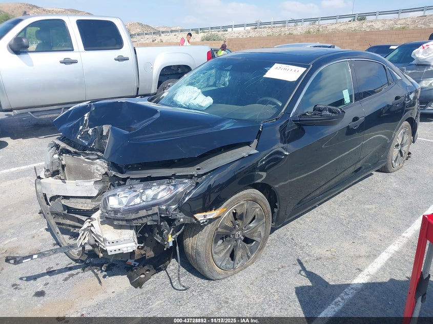 2019 Honda Civic VIN SHHFK7H69KU418078 IAAI salvage auction — FRONT END, Salvage Title, sold $775 on 2026-07-22 (photo 2)