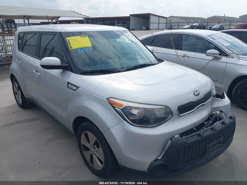 2016 Kia Soul VIN KNDJN2A21G7871721 IAAI salvage auction — FRONT END, Salvage Title, sold $1,050 on 2026-07-28 (photo 1)
