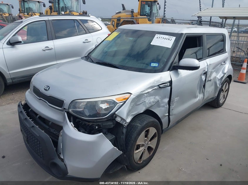 2016 Kia Soul VIN KNDJN2A21G7871721 IAAI salvage auction — FRONT END, Salvage Title, sold $1,050 on 2026-07-28 (photo 2)