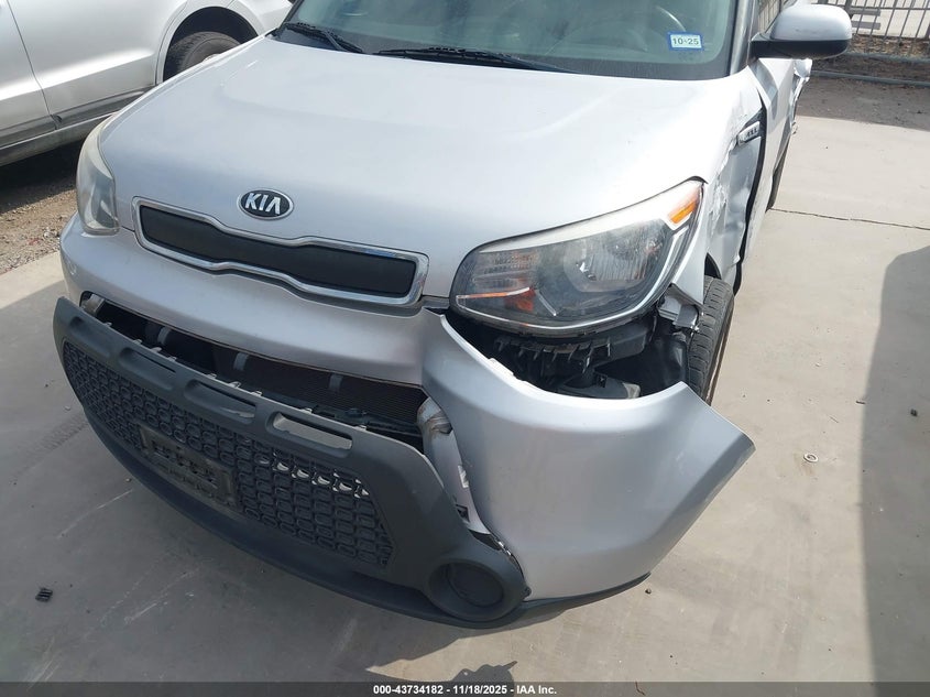 2016 Kia Soul VIN KNDJN2A21G7871721 IAAI salvage auction — FRONT END, Salvage Title, sold $1,050 on 2026-07-28 (photo 6)