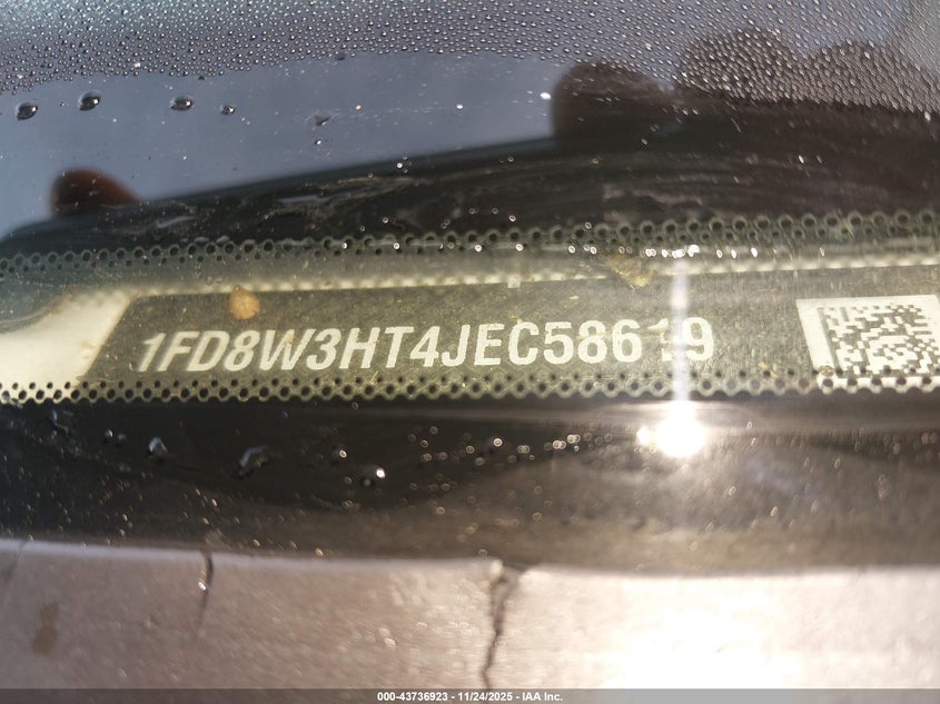 2018 Ford F350 VIN 1FD8W3HT4JEC58619 IAAI salvage auction — UNDERCARRIAGE, Salvage (California), sold $7,100 on 2026-07-28 (photo 8)