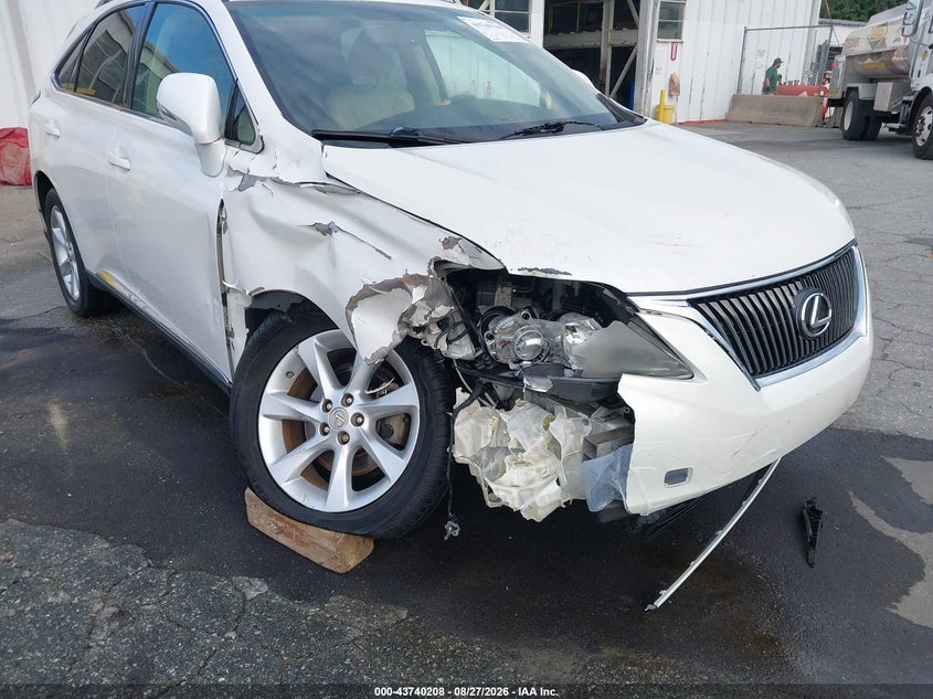 2010 Lexus Rx 350 VIN 2T2BK1BA1AC057003 IAAI salvage auction — RIGHT FRONT, Salvage (North Carolina), sold $3,425 on 2026-09-17 (photo 6)