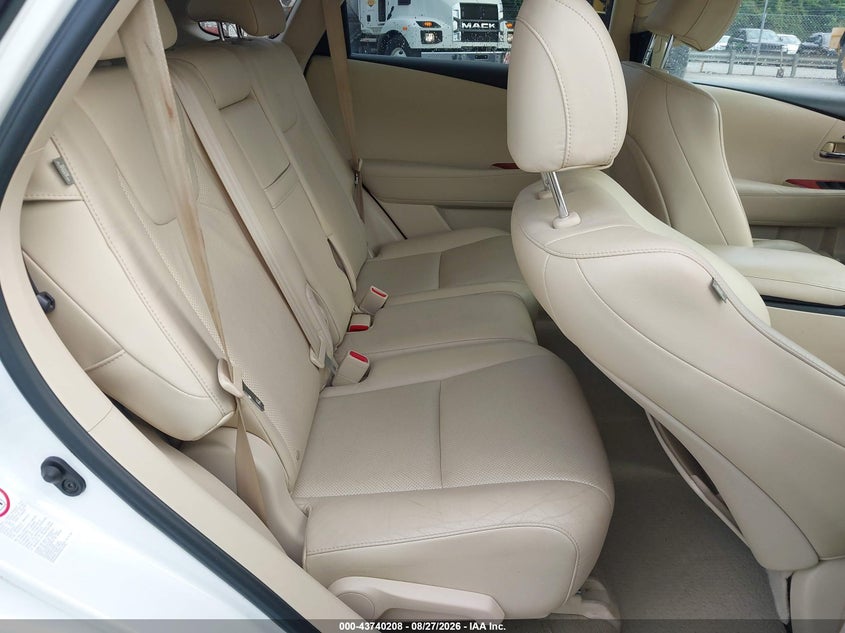 2010 Lexus Rx 350 VIN 2T2BK1BA1AC057003 IAAI salvage auction — RIGHT FRONT, Salvage (North Carolina), sold $3,425 on 2026-09-17 (photo 8)