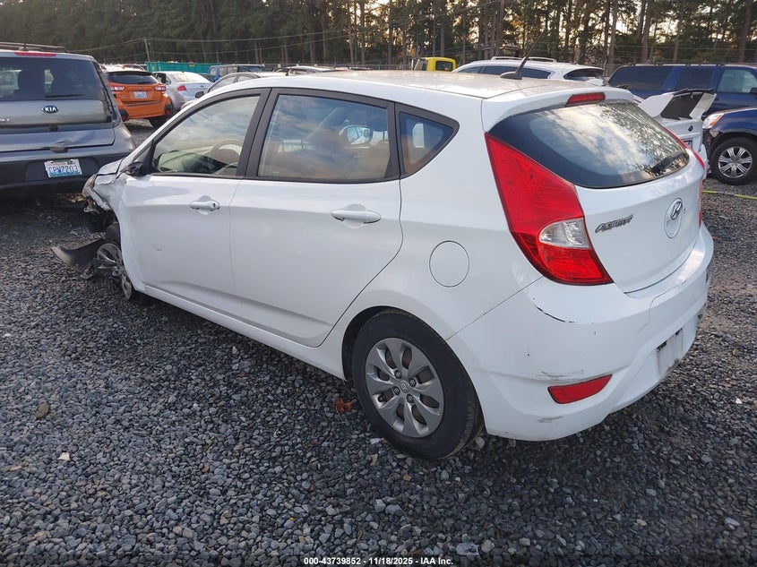 2016 Hyundai Accent VIN KMHCT5AE9GU260097 IAAI salvage auction — FRONT END, Salvage Title, sold $775 on 2026-07-22 (photo 3)