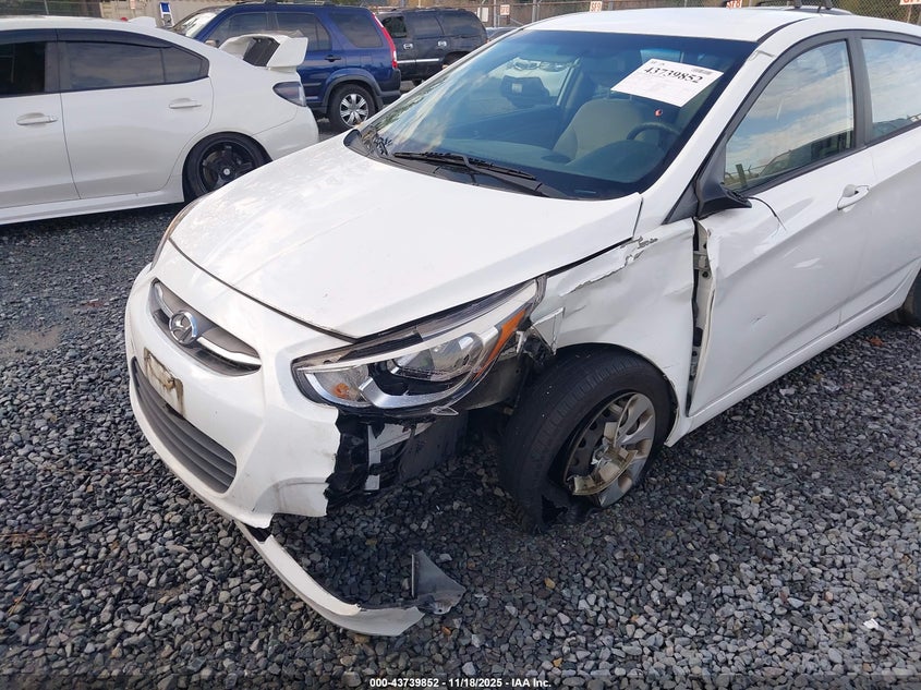 2016 Hyundai Accent VIN KMHCT5AE9GU260097 IAAI salvage auction — FRONT END, Salvage Title, sold $775 on 2026-07-22 (photo 6)