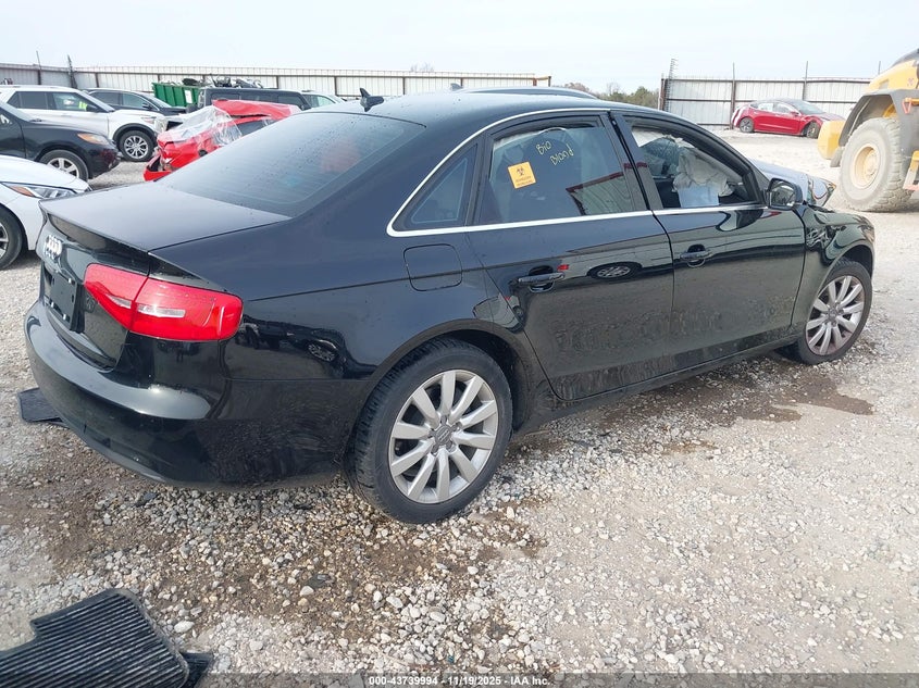 2013 Audi A4 VIN WAUBFAFL6DN005627 IAAI salvage auction — LEFT SIDE, Other, sold $200 on 2026-07-16 (photo 4)