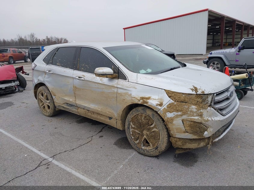 2016 Ford Edge VIN 2FMPK4K91GBB23712 IAAI salvage auction — RIGHT SIDE, Salvage (Indiana), sold $2,100 on 2026-07-20 (photo 1)