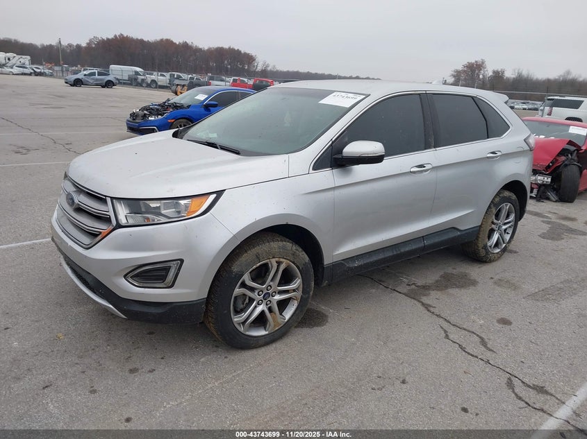 2016 Ford Edge VIN 2FMPK4K91GBB23712 IAAI salvage auction — RIGHT SIDE, Salvage (Indiana), sold $2,100 on 2026-07-20 (photo 2)
