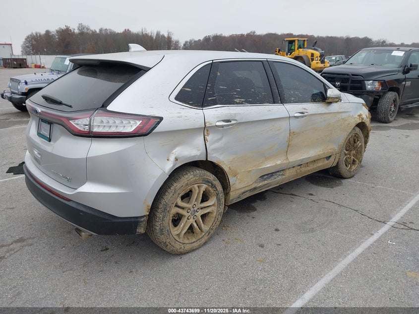 2016 Ford Edge VIN 2FMPK4K91GBB23712 IAAI salvage auction — RIGHT SIDE, Salvage (Indiana), sold $2,100 on 2026-07-20 (photo 4)
