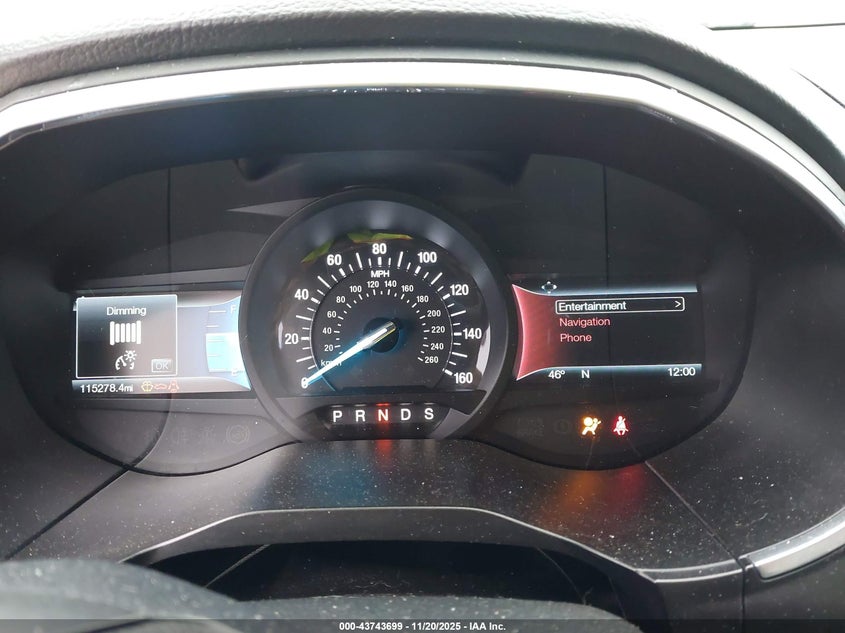 2016 Ford Edge VIN 2FMPK4K91GBB23712 IAAI salvage auction — RIGHT SIDE, Salvage (Indiana), sold $2,100 on 2026-07-20 (photo 7)