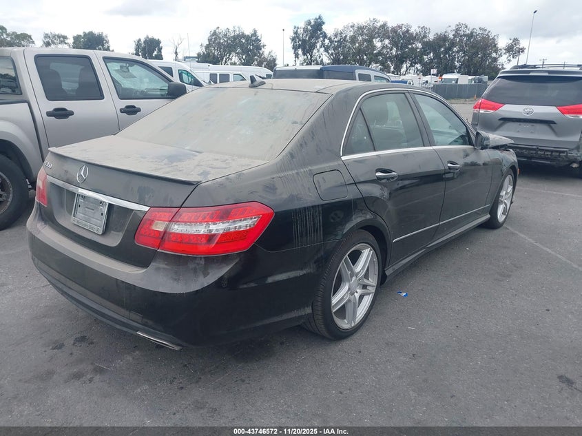 2013 Mercedes-Benz E-Class VIN WDDHF5KB9DA709562 IAAI salvage auction — Front End, Salvage (California), sold $700 on 2026-01-08 (photo 4)