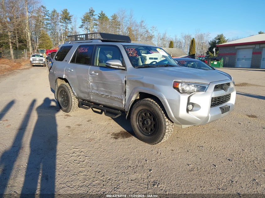 2014 Toyota 4runner VIN JTEBU5JR4E5182444 IAAI salvage auction — RIGHT SIDE, Salvage Title, sold $9,300 on 2026-07-06 (photo 1)