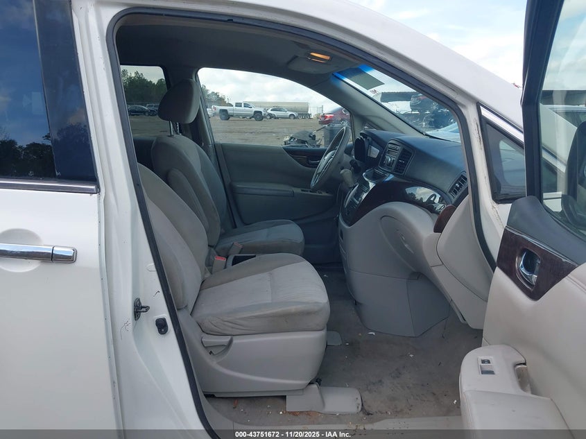 2012 Nissan Quest VIN JN8AE2KP7C9038969 IAAI salvage auction — REAR END, Salvage Title, sold $825 on 2026-07-22 (photo 5)