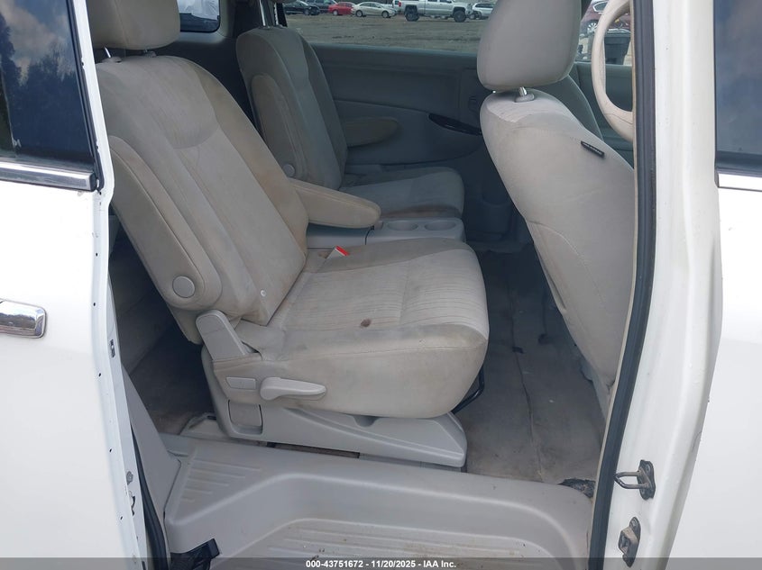 2012 Nissan Quest VIN JN8AE2KP7C9038969 IAAI salvage auction — REAR END, Salvage Title, sold $825 on 2026-07-22 (photo 8)