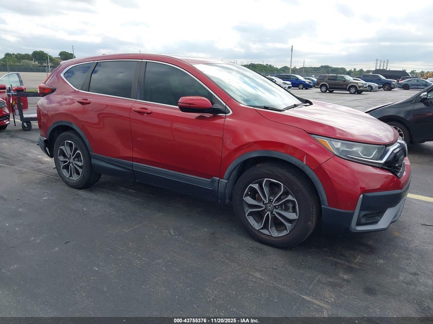 2020 Honda Cr-v VIN 7FARW1H53LE015176 IAAI salvage auction — THEFT, Rebuildable (Florida), sold $11,600 on 2026-07-16 (photo 1)