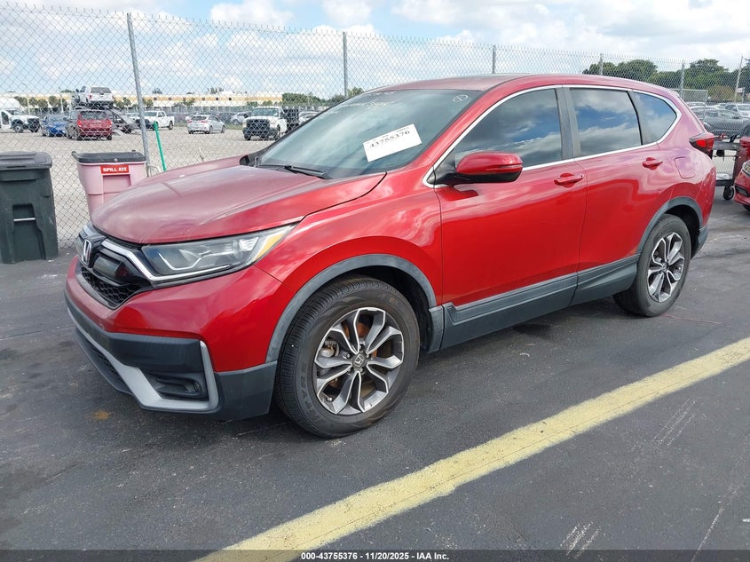 2020 Honda Cr-v VIN 7FARW1H53LE015176 IAAI salvage auction — THEFT, Rebuildable (Florida), sold $11,600 on 2026-07-16 (photo 2)