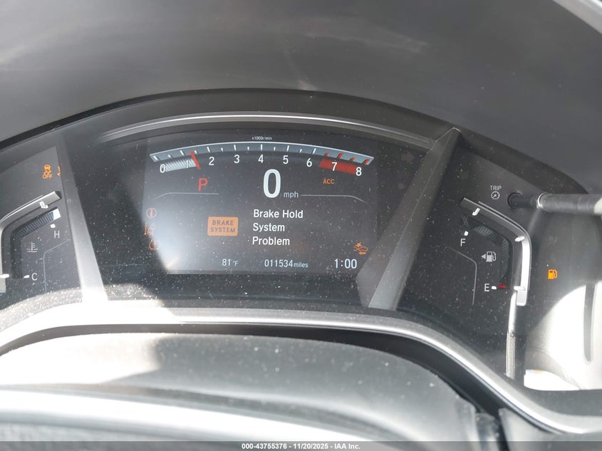 2020 Honda Cr-v VIN 7FARW1H53LE015176 IAAI salvage auction — THEFT, Rebuildable (Florida), sold $11,600 on 2026-07-16 (photo 7)