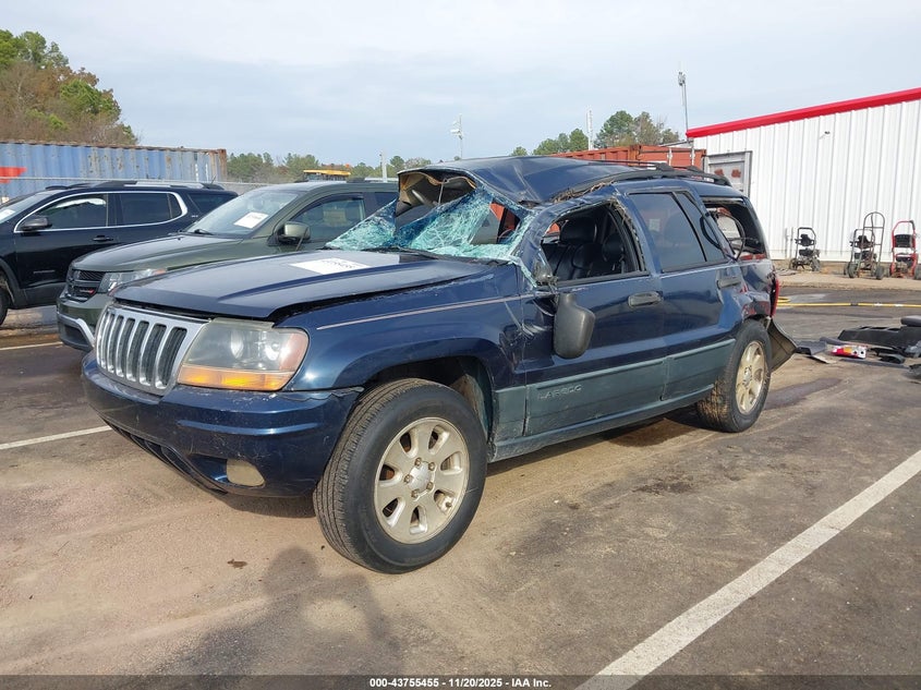 2001 Jeep Grand cherokee VIN 1J4GW48S31C612617 IAAI salvage auction — ROLLOVER, Junking Certificate (Mississippi), sold $75 on 2026-07-09 (photo 2)