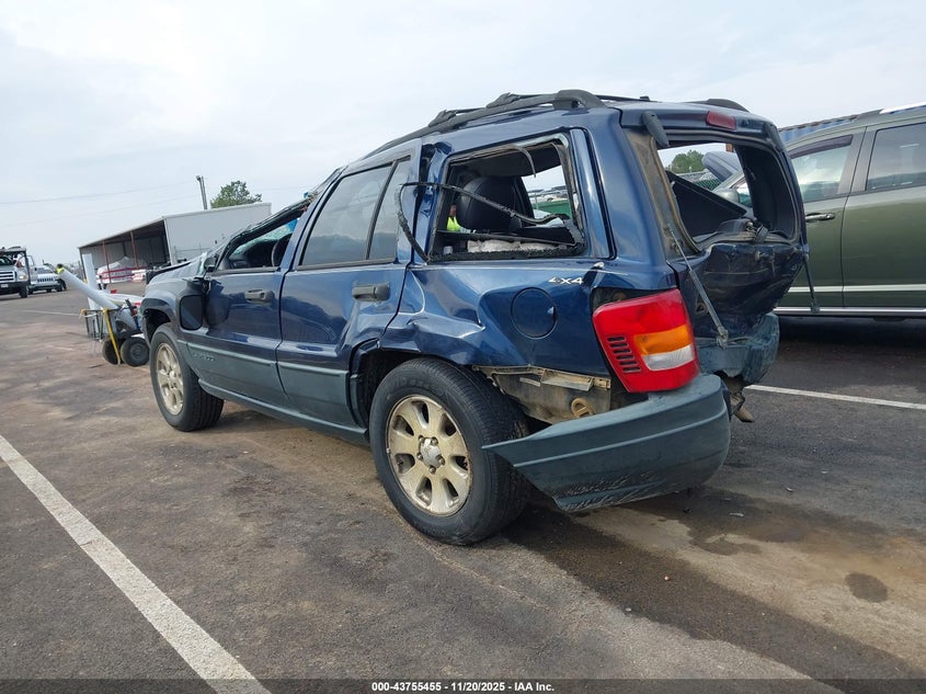 2001 Jeep Grand cherokee VIN 1J4GW48S31C612617 IAAI salvage auction — ROLLOVER, Junking Certificate (Mississippi), sold $75 on 2026-07-09 (photo 3)
