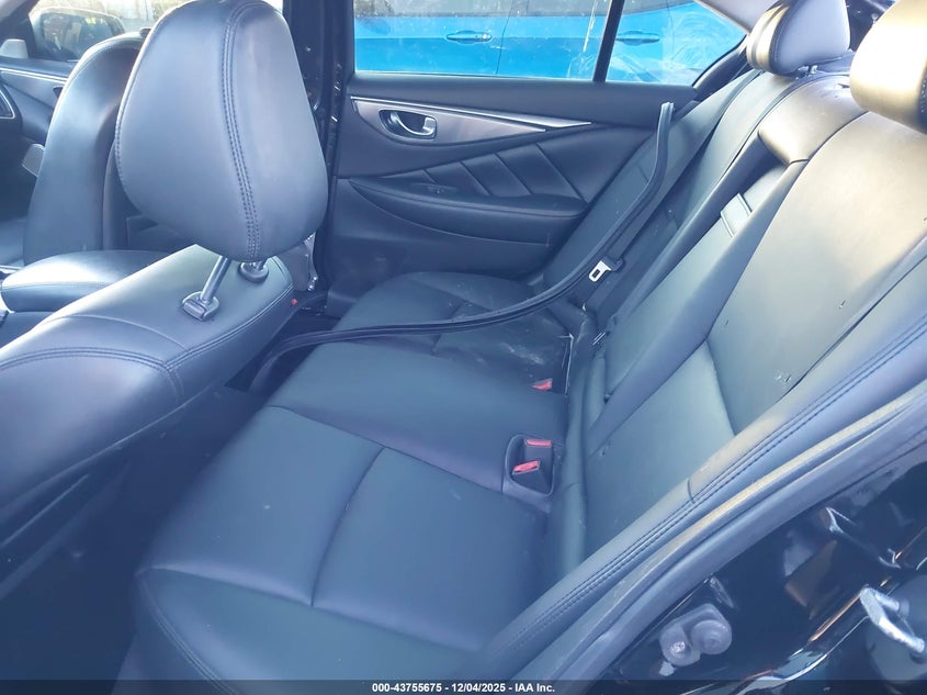 2017 Infiniti Q50 VIN JN1EV7AP1HM737369 IAAI salvage auction — FRONT & REAR, Salvage (New Jersey), sold $1,000 on 2026-07-21 (photo 8)