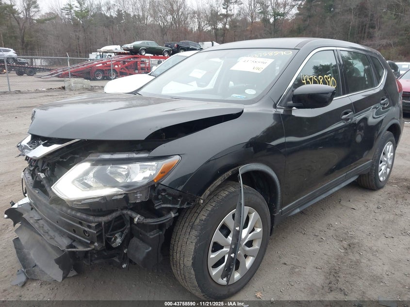 2018 Nissan Rogue VIN KNMAT2MV1JP578727 IAAI salvage auction — FRONT END, Salvage (Massachusetts), sold $3,300 on 2026-07-28 (photo 2)