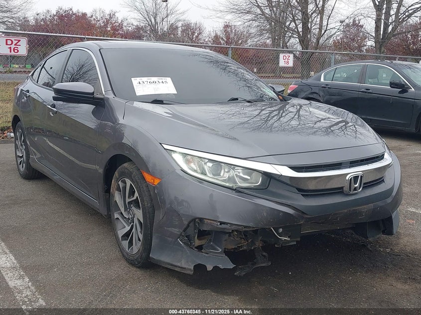 2018 Honda Civic VIN 2HGFC2F70JH588286 IAAI salvage auction — FRONT END, Salvage Title, sold $4,850 on 2026-07-27 (photo 1)