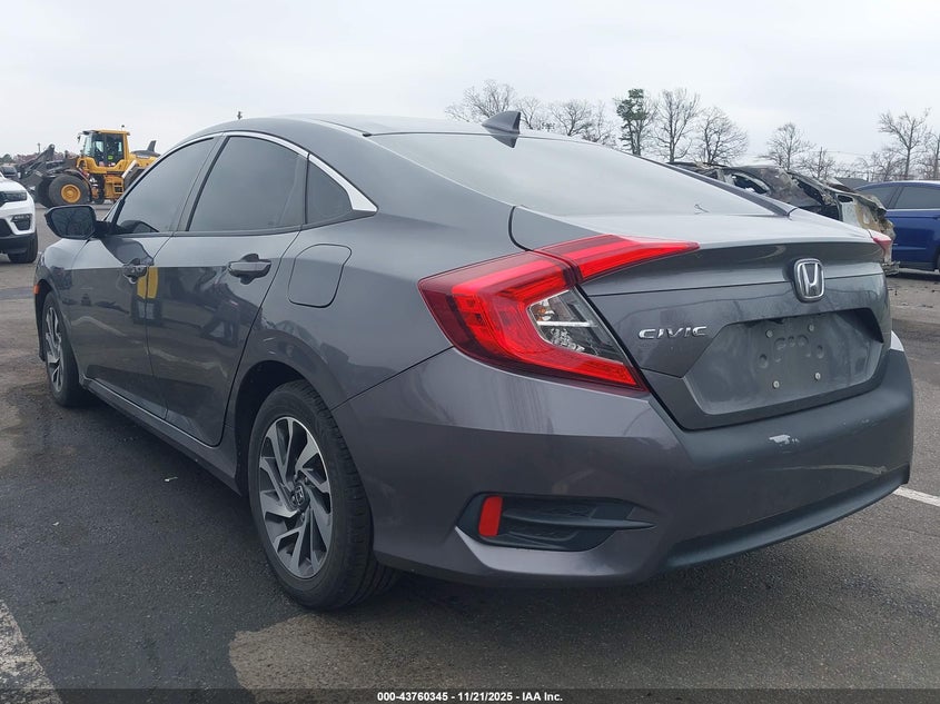 2018 Honda Civic VIN 2HGFC2F70JH588286 IAAI salvage auction — FRONT END, Salvage Title, sold $4,850 on 2026-07-27 (photo 3)