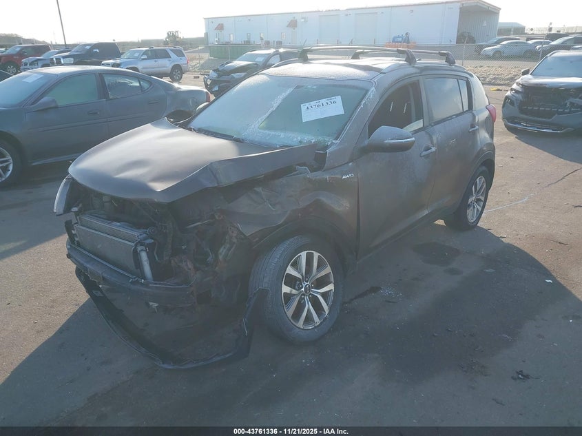 2015 Kia Sportage VIN KNDPBCAC4F7758572 IAAI salvage auction — FRONT END, Prior Salvage (Minnesota), sold $475 on 2026-07-13 (photo 2)