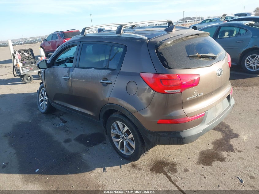 2015 Kia Sportage VIN KNDPBCAC4F7758572 IAAI salvage auction — FRONT END, Prior Salvage (Minnesota), sold $475 on 2026-07-13 (photo 3)