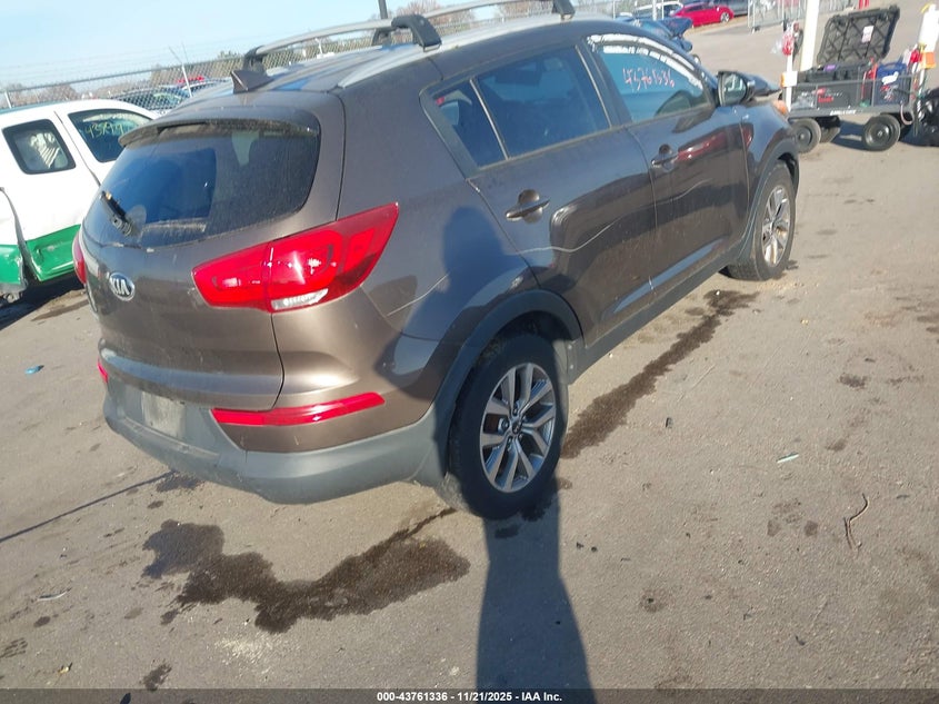 2015 Kia Sportage VIN KNDPBCAC4F7758572 IAAI salvage auction — FRONT END, Prior Salvage (Minnesota), sold $475 on 2026-07-13 (photo 4)