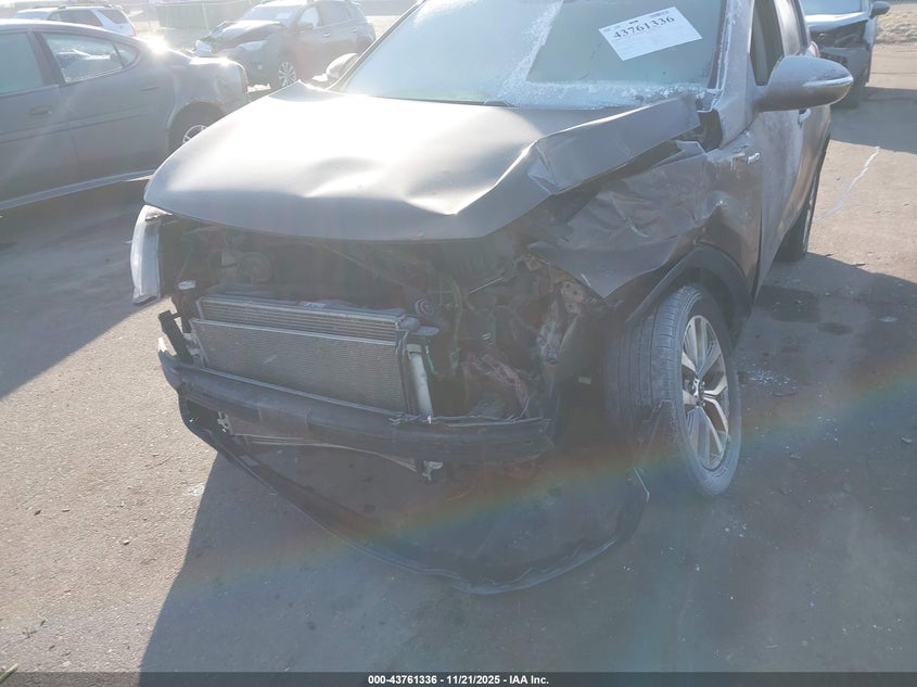 2015 Kia Sportage VIN KNDPBCAC4F7758572 IAAI salvage auction — FRONT END, Prior Salvage (Minnesota), sold $475 on 2026-07-13 (photo 6)