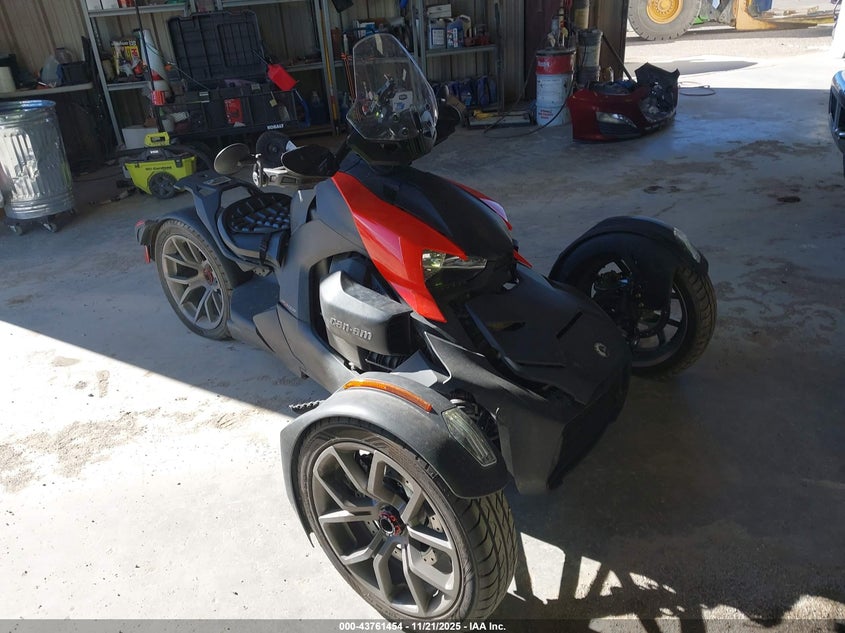 2023 Can-am/ brp Ryker VIN 3JB2FEG47PJ000506 IAAI salvage auction — SIDE, Salvage Title, sold $2,500 on 2026-09-02 (photo 1)