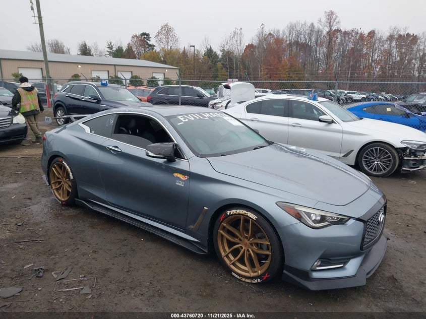 2017 Infiniti Q60 VIN JN1EV7EK4HM363791 IAAI salvage auction — SIDE, Salvage (Virginia), sold $4,250 on 2026-07-19 (photo 1)
