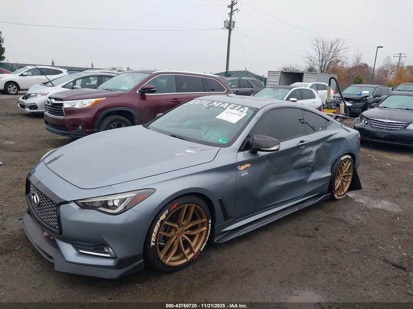 2017 Infiniti Q60 VIN JN1EV7EK4HM363791 IAAI salvage auction — SIDE, Salvage (Virginia), sold $4,250 on 2026-07-19 (photo 2)