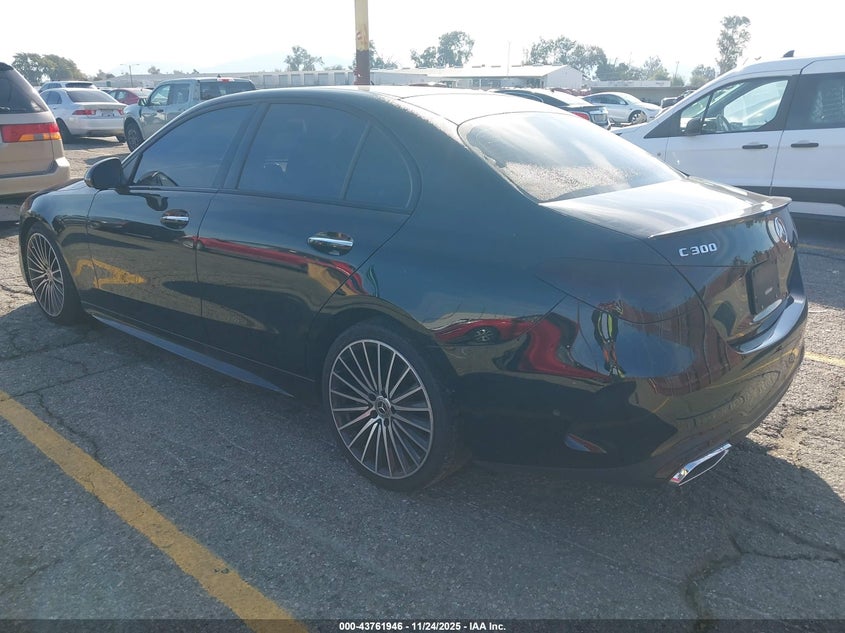 2024 Mercedes-benz C class VIN W1KAF4GBXRR165053 IAAI salvage auction — FRONT END, Salvage (California), sold $21,300 on 2026-07-06 (photo 3)